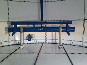 VariOx™ jet aerator as shown at an installation site